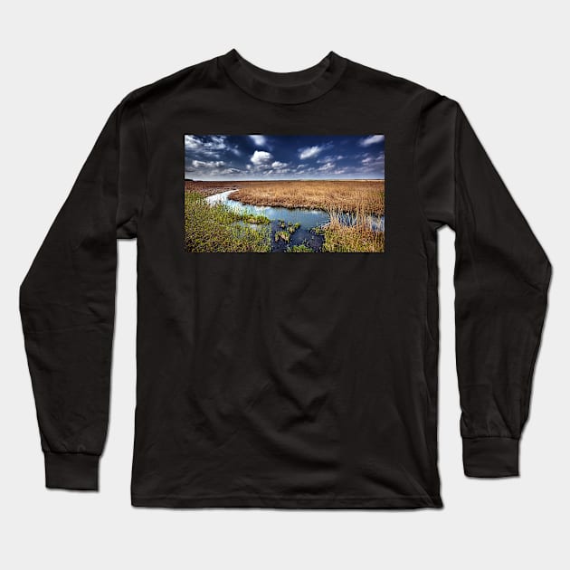 Marshes and reed Long Sleeve T-Shirt by naturalis